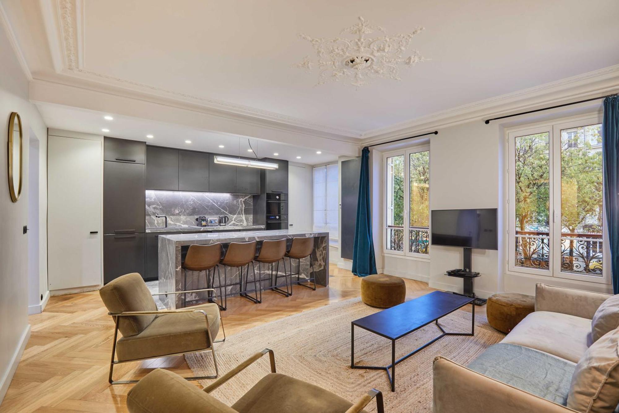 Magnificent Apartment - 3Br- 8P - Batignolles Paříž Exteriér fotografie